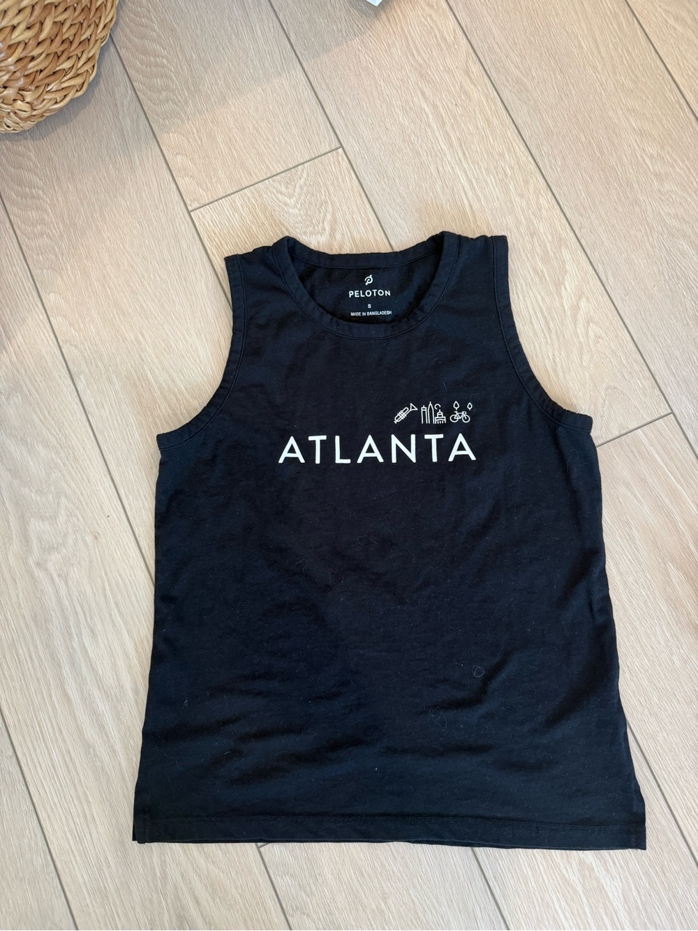 Peloton Black Atlanta Graphic Tank